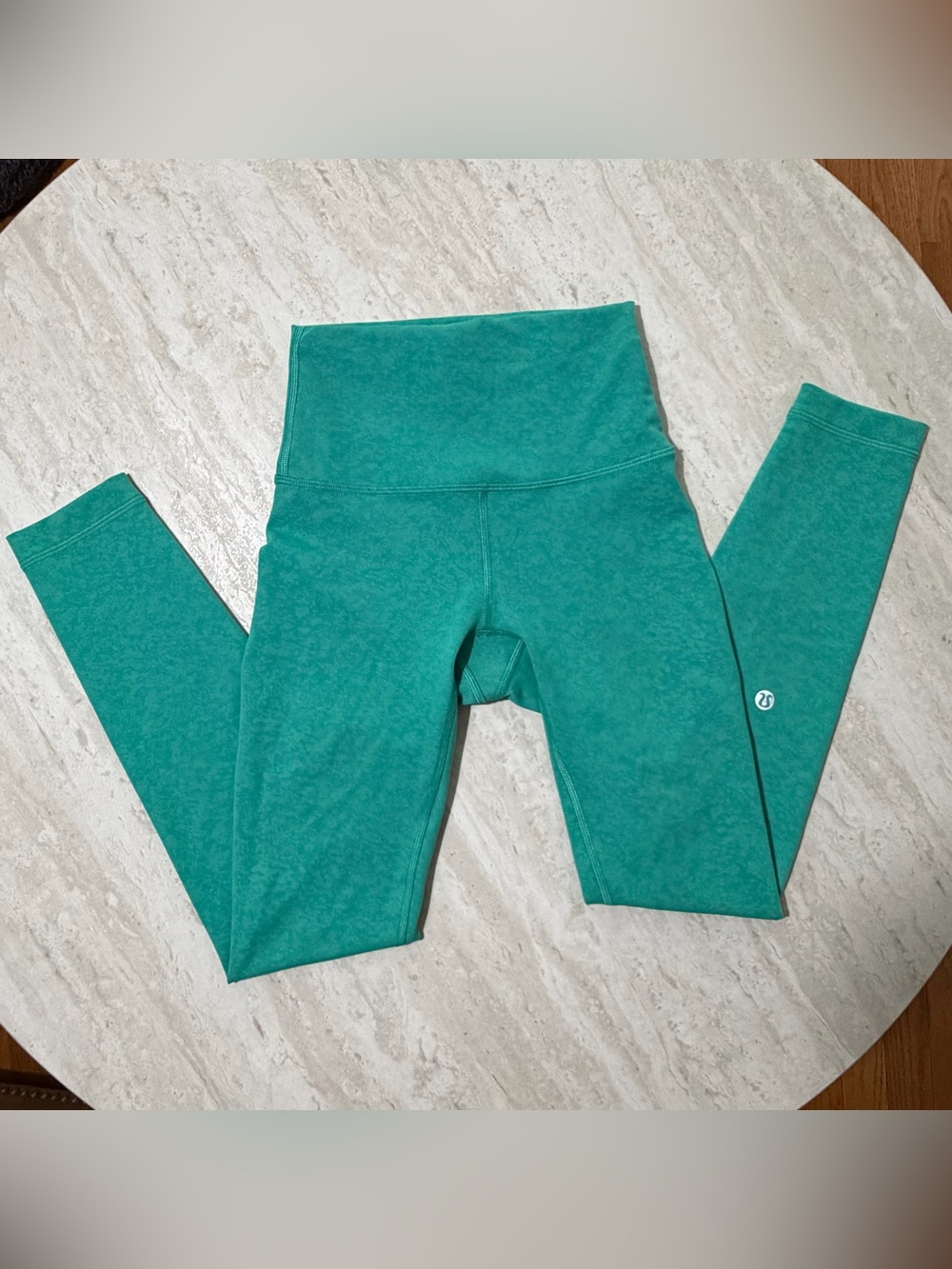 Lululemon Wunder Train HR Leggings 25” Blaze Maldives Green *0